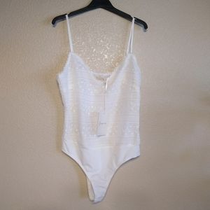 NEW Blue Layne Bodysuit M